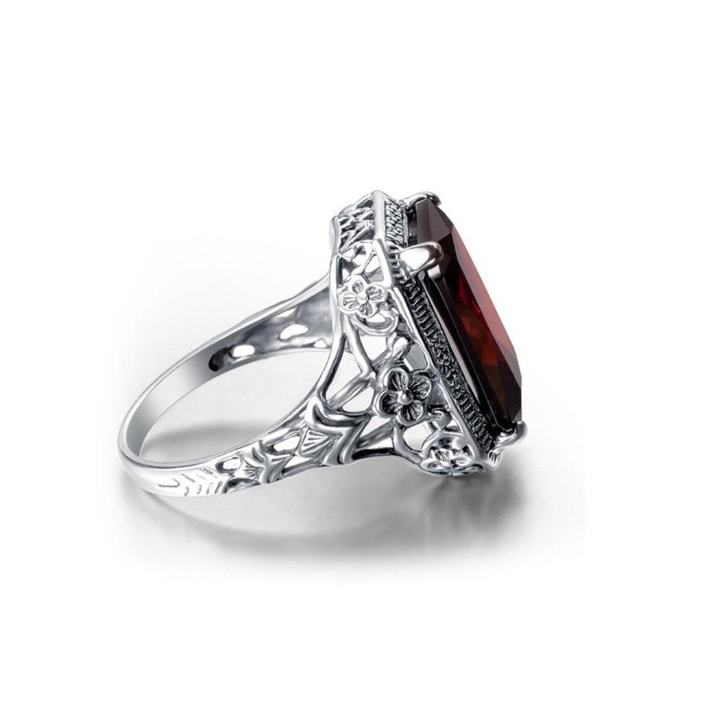 Women's European-American Retro Ruby Engagement Ring, Hot Selling New Design