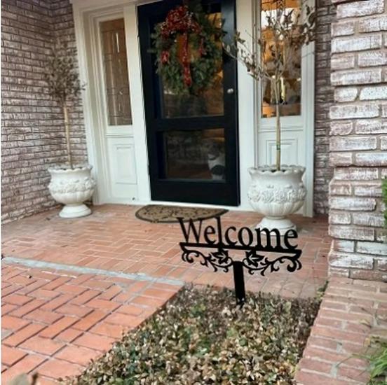 Hot-Selling Modern Metal Yard Welcome Stake – Bestseller Garden Decoration