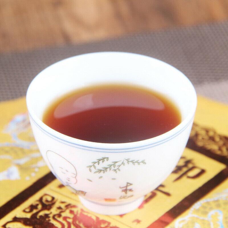 Spring Tea 357g Top Pu-Erh Ripe Tea Cake Chinese Black Tea Puer Tea  Health Care