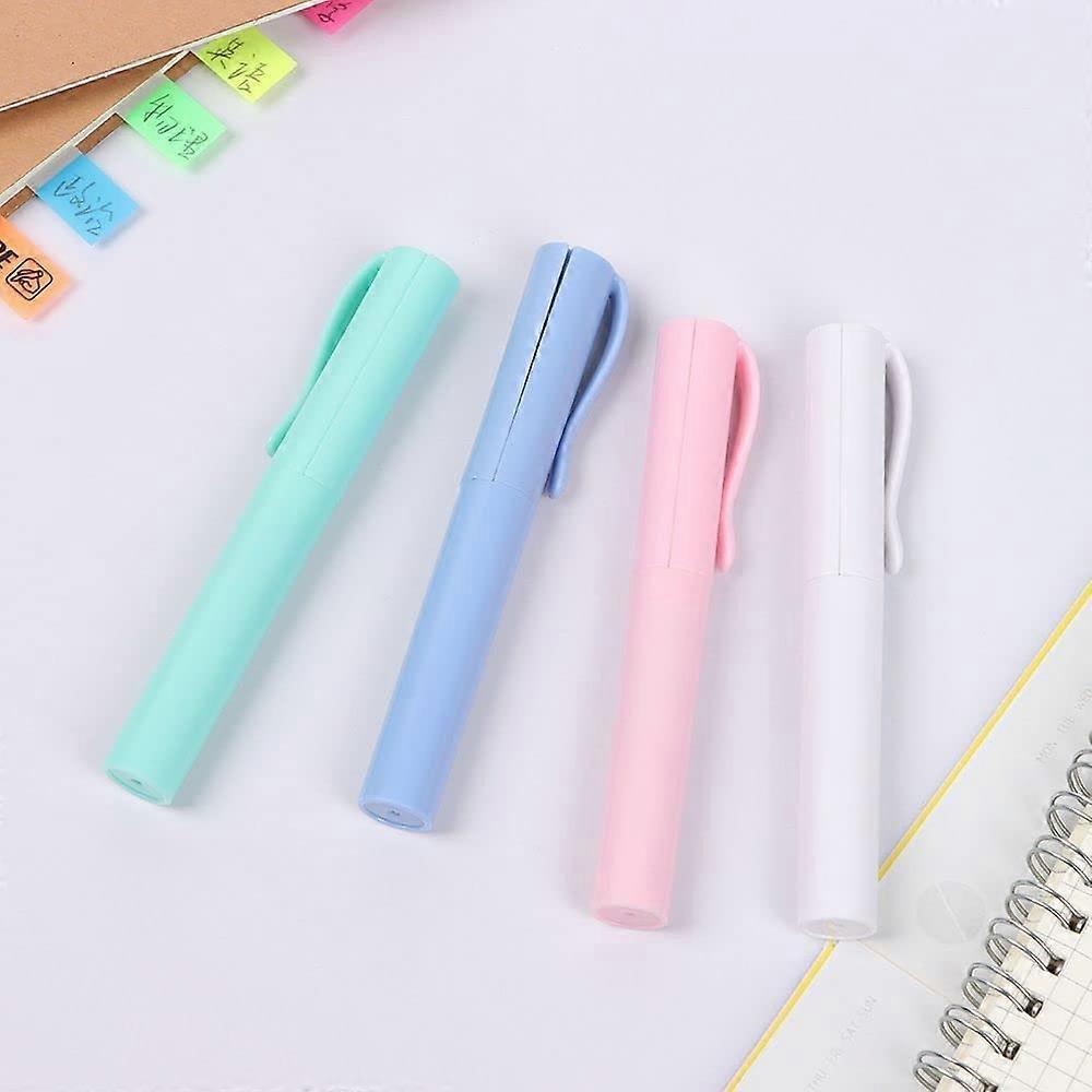 Pen Shape Small Portable Scissors Paper Scissor Design Student Safe Cutting Art Office School Supply Stationery