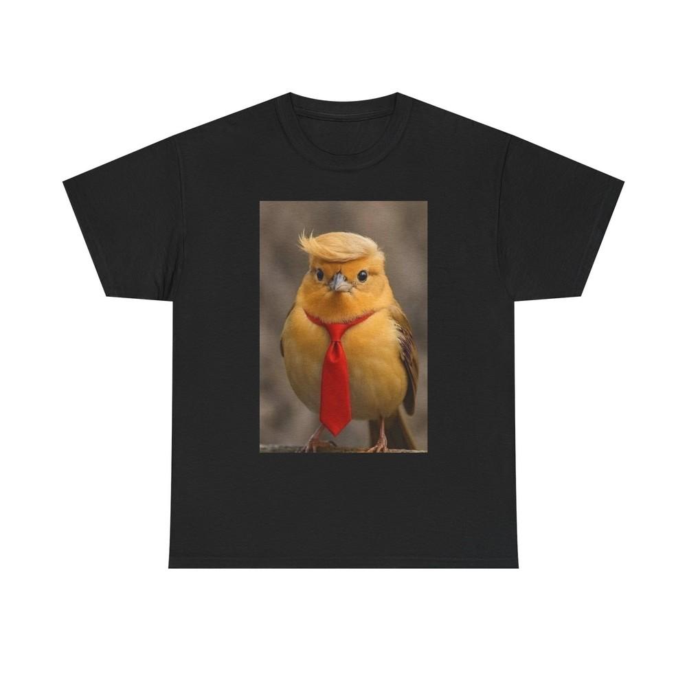 

Trump Funny Bird Haircut Graphic T Shirt S-5XL NEW Unisex Cotton Tee Unisex T-Shirt L