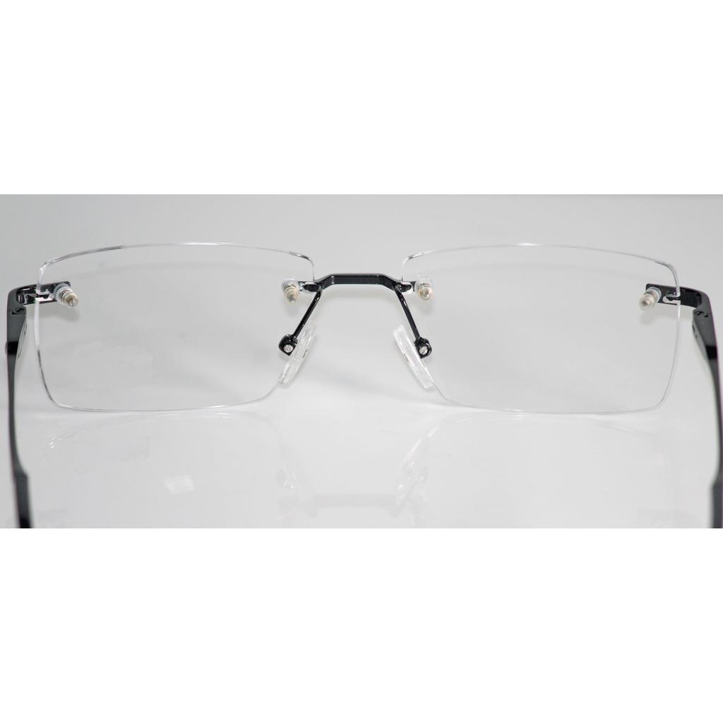 RSINC Rimless frame/eyeglass/Spectacle, Optical, Prescription, For Men And Women, MO Black- BR-4 | 20AF4 C1 55-16-140 SX-UMHH-HEVU