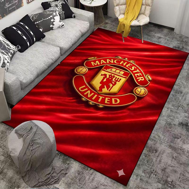 Manchester United Red carpet Non-slip rug suitable for living room and bedroom sofas