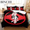 3D-trykt Kyokushin Karate Sengetøyssett Gutter Jenter Twin Queen Size Dynetrekk Putetrekk Seng Barn Voksen Hjemmetekstil