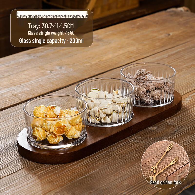 Набор деревянных подносов для закусок и конфет 1 Set