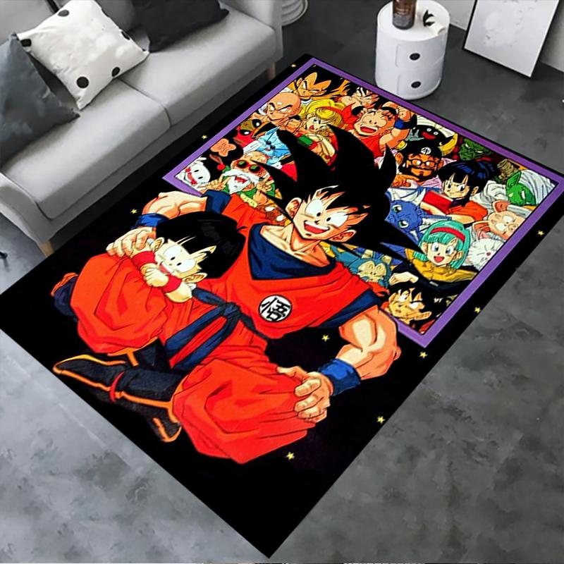 2025 New DRAGON BALL Carpet Rug for Living Room Bedroom Home Sofa Decoration,Kids Play Non-slip Floor Mat34