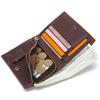 CONTACT'S Genuine Leather Wallet For Men Thin Coin Purse Card Holder Male