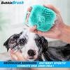 BUBBLEBRUSH Kartáč na péči o srst Koupací kartáč Pes Kočka Mycí kartáč Dávkovač šamponu