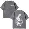 Anime The Apothecary Diaries Print Vintage Washed Tees Men Women Fashion Tshirt Casual Cotton Shortsleeved T Shirts Fan Gifts
