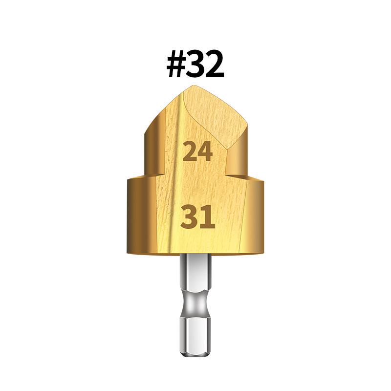 T-Handle Drill Bit Set for PPR/TPR Pipes: Water Pipe Punching & Reaming (20/25/32mm, 1/2" & 3/4").
