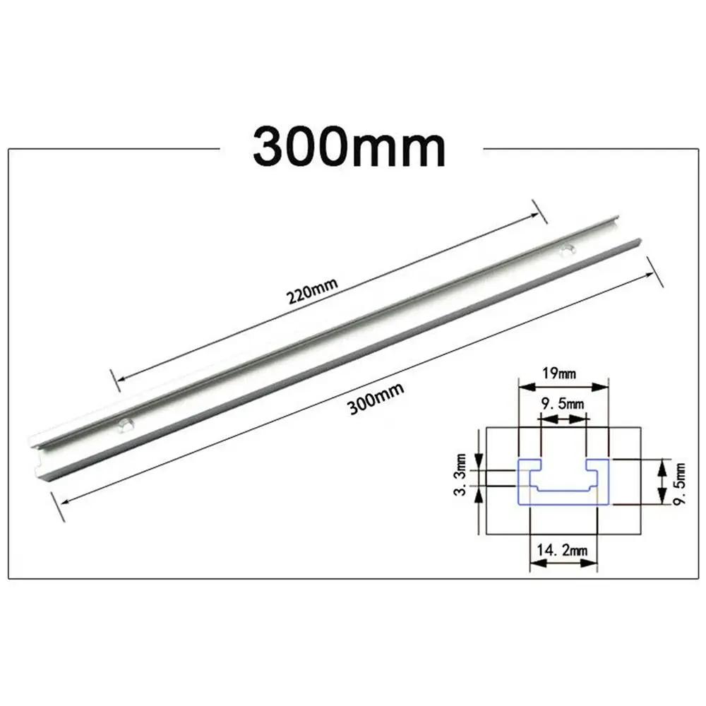 

1Pc Slide Guide Rail T-Track Aluminium Alloy T Slider Fixture Slot Slide T-Slot Track 19 Type 19x9.5mm 300-600mm