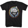 Pink Floyd World Tour 1968 Rainbow Black Music Band T-shirt Tops Tees Men's Women's Unisex