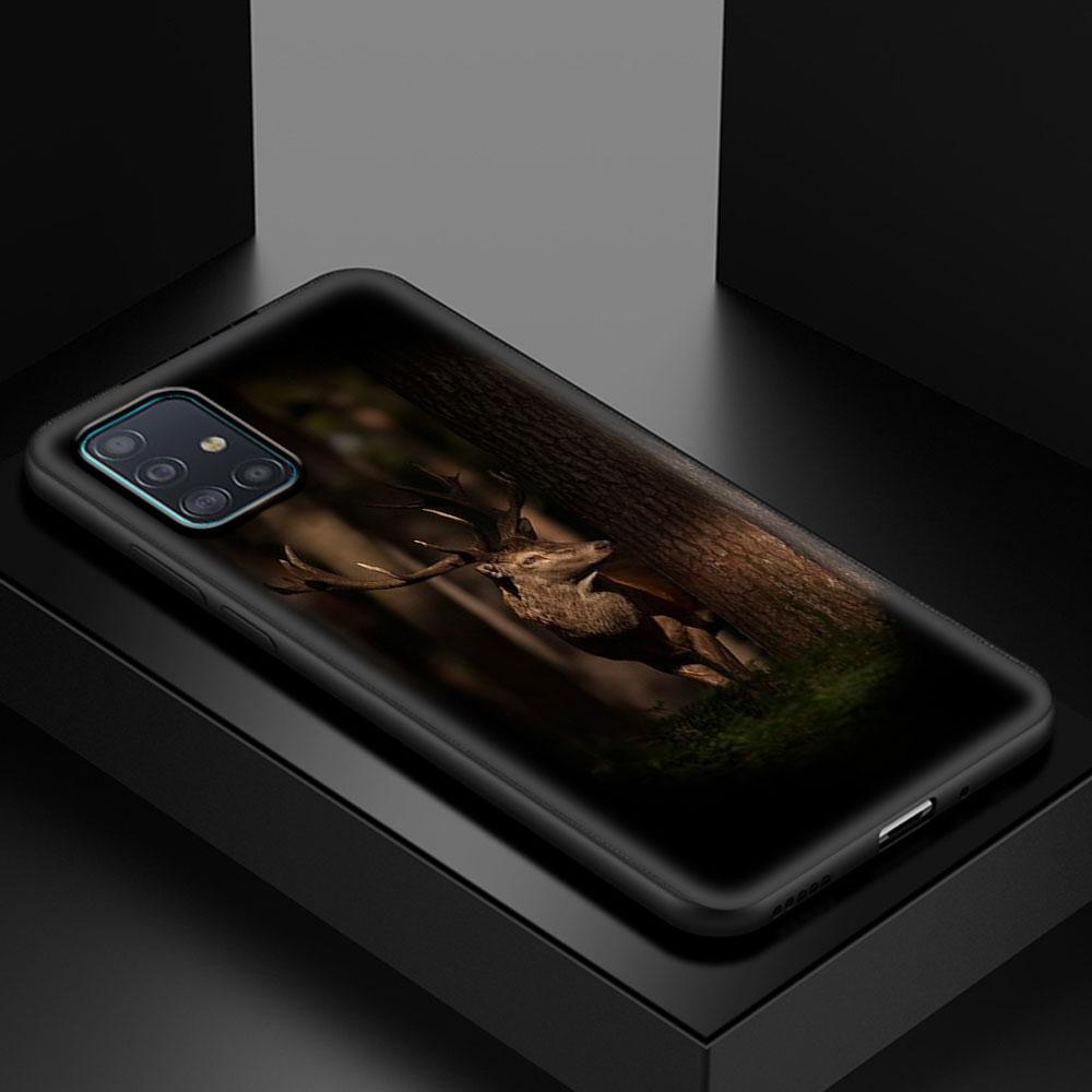 Hirschjagd Camo Handyhülle für Samsung Galaxy A51 A71 A21s A31 A41 M31 A11 M51 A12 M31s A01 A91 M11 A42 A32 5G Cover Capa