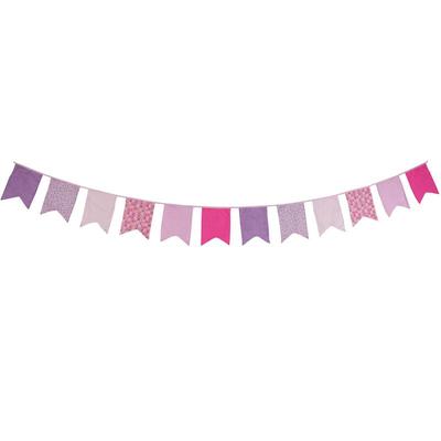 OEING Floral Cotton Pennant Banner