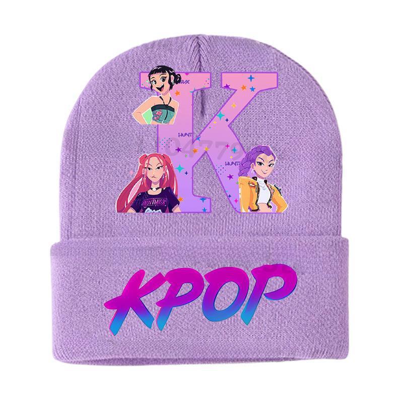 Dämonentöter KPOP Kinder Wollstrickmütze - Cartoon Anime Design