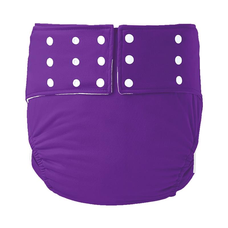 Buckle-Free Washable Adult Diapers with Ice Silk Lining for Seniors