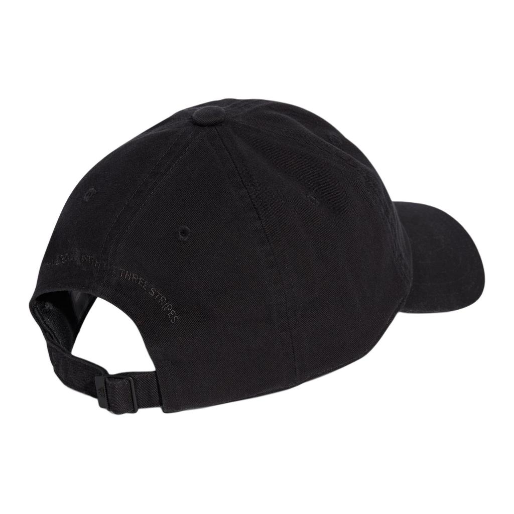 Adidas Logo Cotton Duckbill Cap Unisex Hats Black IT4641