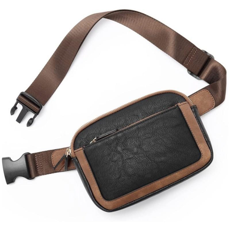 NEW Women PU Waist Pack Casual Crossbody Chest Bags Fashi Unisex Hip Sack Travel WaterProof Belt Bag Sport Purse Pocket