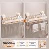 Punch-Free Suction Cup Bathroom Organizer Shelf