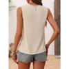 New Summer Style Loose Slim Irregular Sleeveless Shirt Feminine and Versatile Top