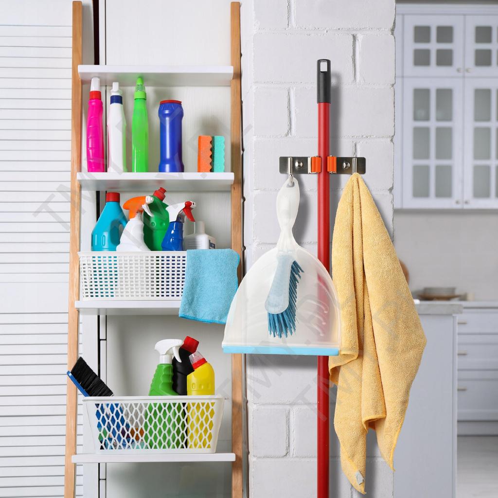 Holder Hook Tool Hanger Broom Rake Mop