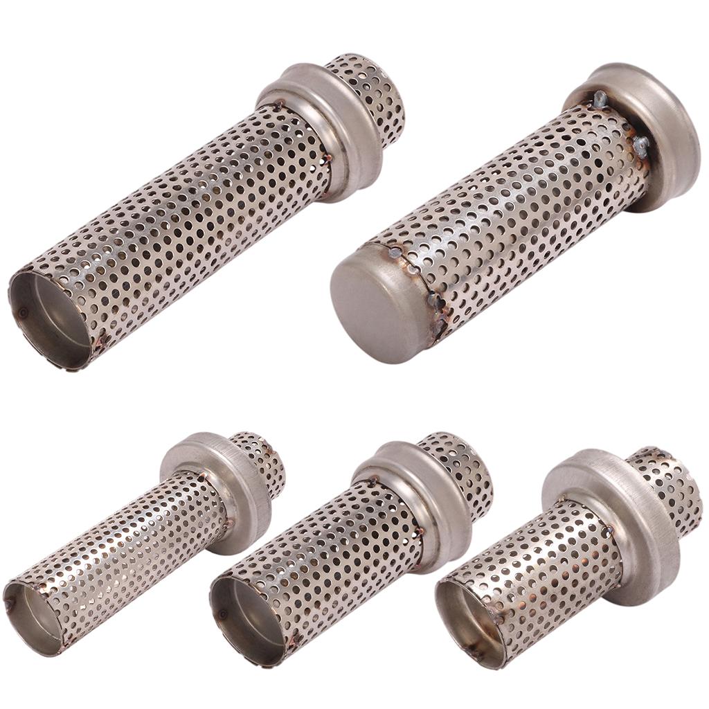Tubo di Scarico in Acciaio Inossidabile Adattamento Universale Tubo di Scarico per Moto Riduzione del Rumore DB Insert per Moto Scooter