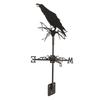 Weathervane Crow Ornament Wind Vane Weathercock Iron Metal Weather Vane for Outdoor Garden