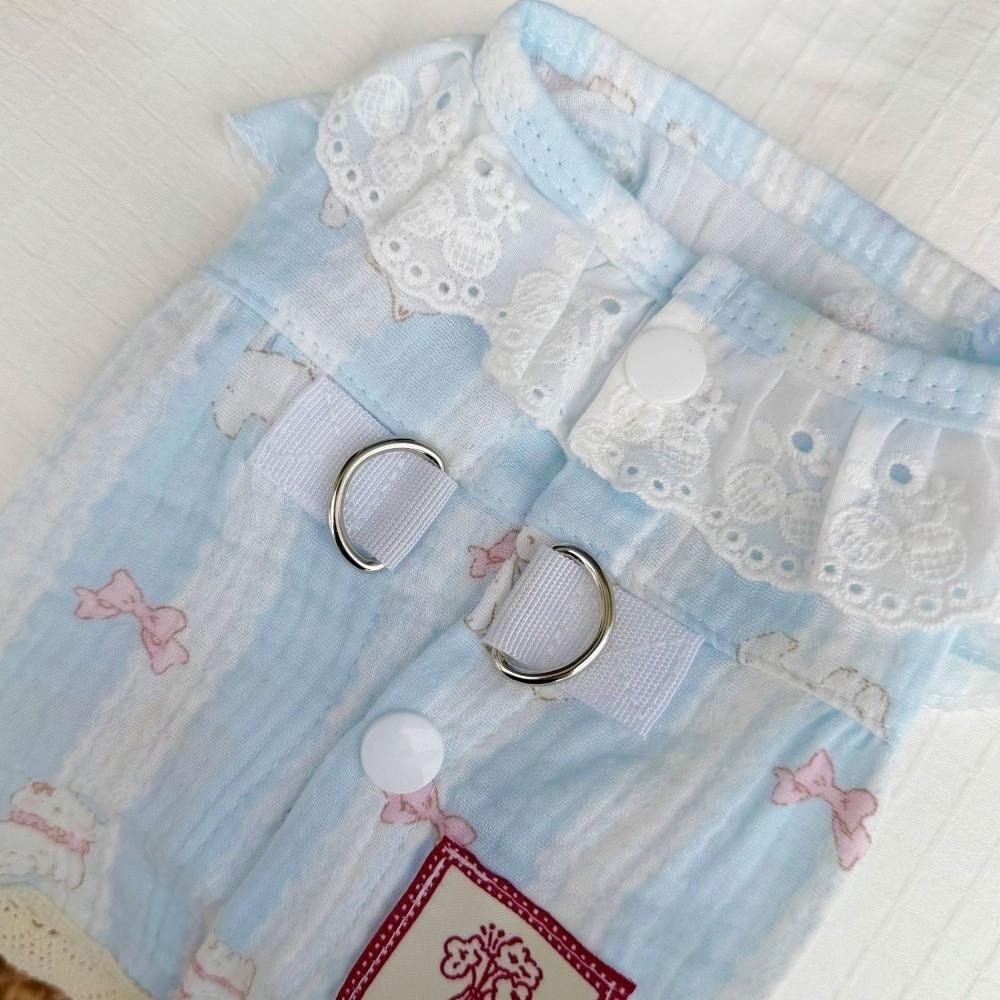 Soft Dog Cooler Clothes Cotton Puppy Skirt Cute Summer Pet Costume  Pets