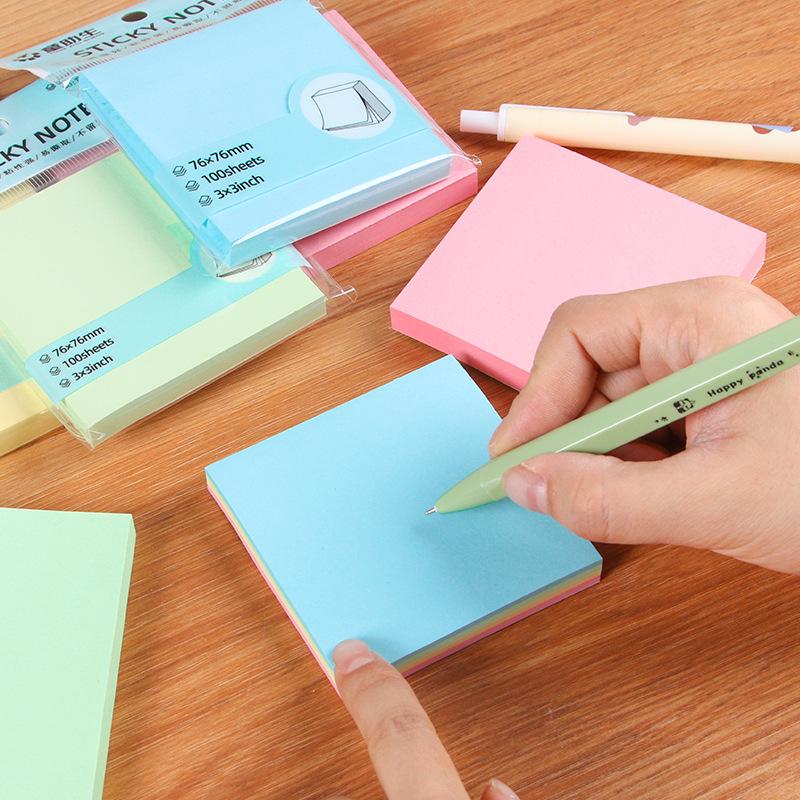 Heart-Shaped Colorful Sticky Notes for Students - Creative Index Memo Pads
