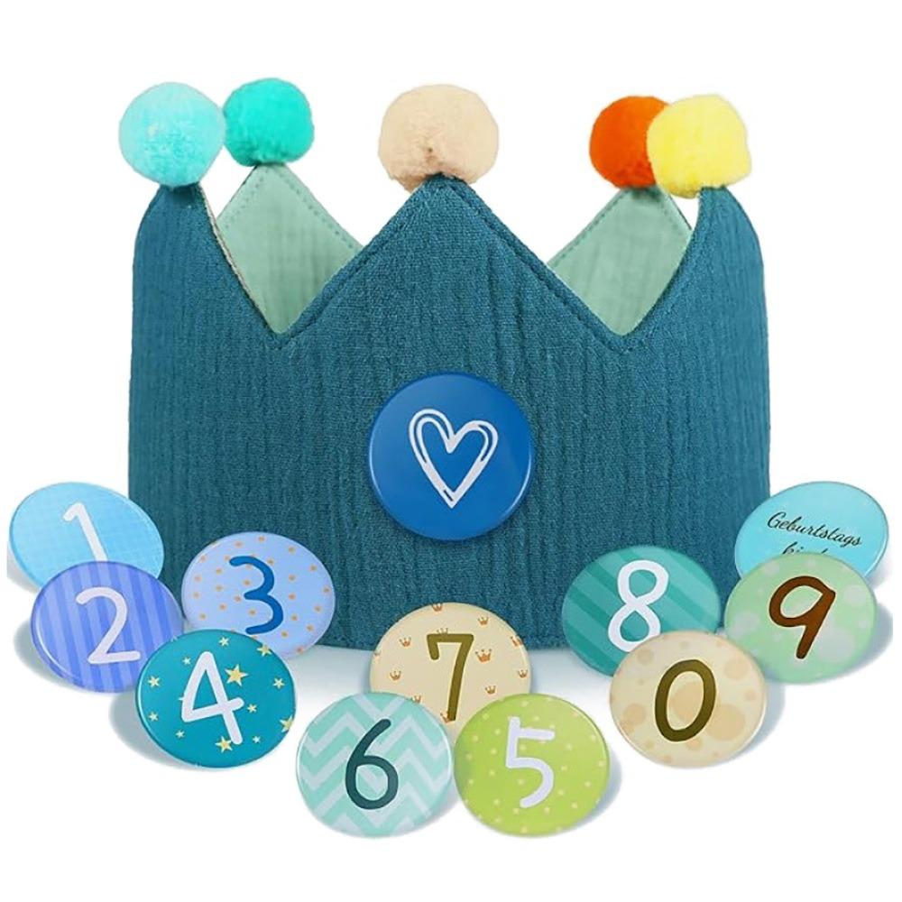 Multicolor Birthday Crown Hat 1-9 Birthday Celebration Hat Event Party Crown  Birthday Party