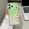 iPhone 17 Pro Max Gradient Polka Dot Magnetic Case with Drop Protection, Compatible with 15/16, Double Layer for 13/14
