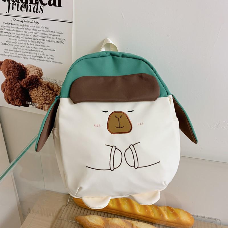 2025 Trendy Capybara Girl's Cartoon School Backpack