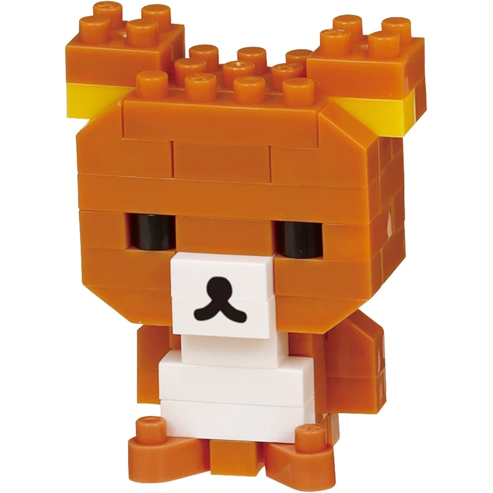 Kawada Nanoblock Mini Rilakkuma Vol. 2 Box Set 6 Pieces Collectible Building Blocks