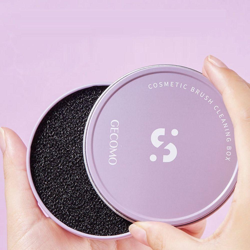

Портативный очиститель кистей для макияжа Прочная коробка для чистки кистей для макияжа Инструмент для чистки кисти для макияжа Girl