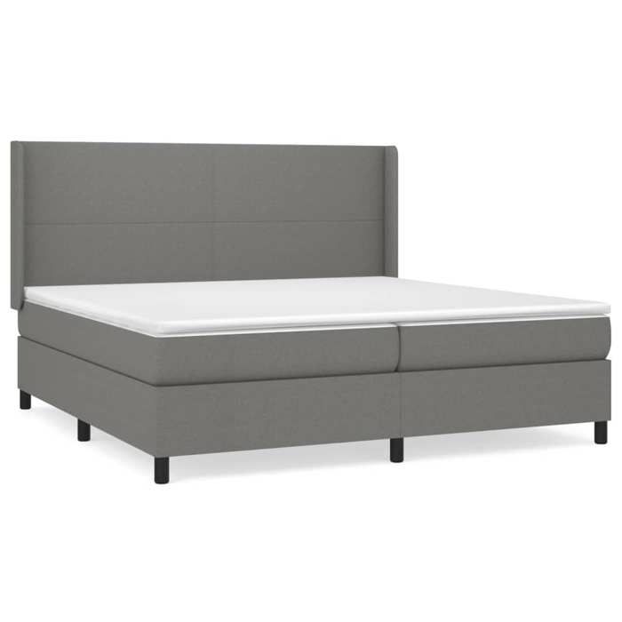 VidaXL Bed Slat Base with Mattress, Upholstered Bed, Double Bed, Adult Bedroom Interior Bed, Modern, 3131298