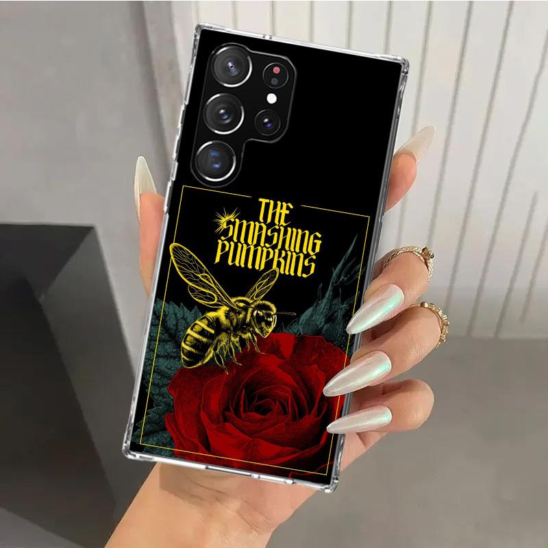 Rock The Smashing Pumpkins Phone Case for Samsung Galaxy S26 S24 S23 Ultra S25 Edge S22 S21 Plus S20 FE + Soft Print Shell Funda