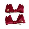 Headdress Bangs Clip Satin Hair Accessories Female Barrettes Bowknot Hair Clip Korean Style Hairpin