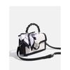 IELGY Small Square Bag Niche Design High-End Bow Crossbody Bag