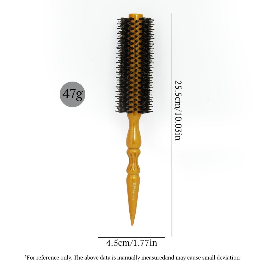 Borsten mit Holzgriff, runde Rollbürste, gerader Twill-Haarkamm, lockiger Haarkamm, professionelle Haarbürste, antistatische Bürste, Toupierbürste