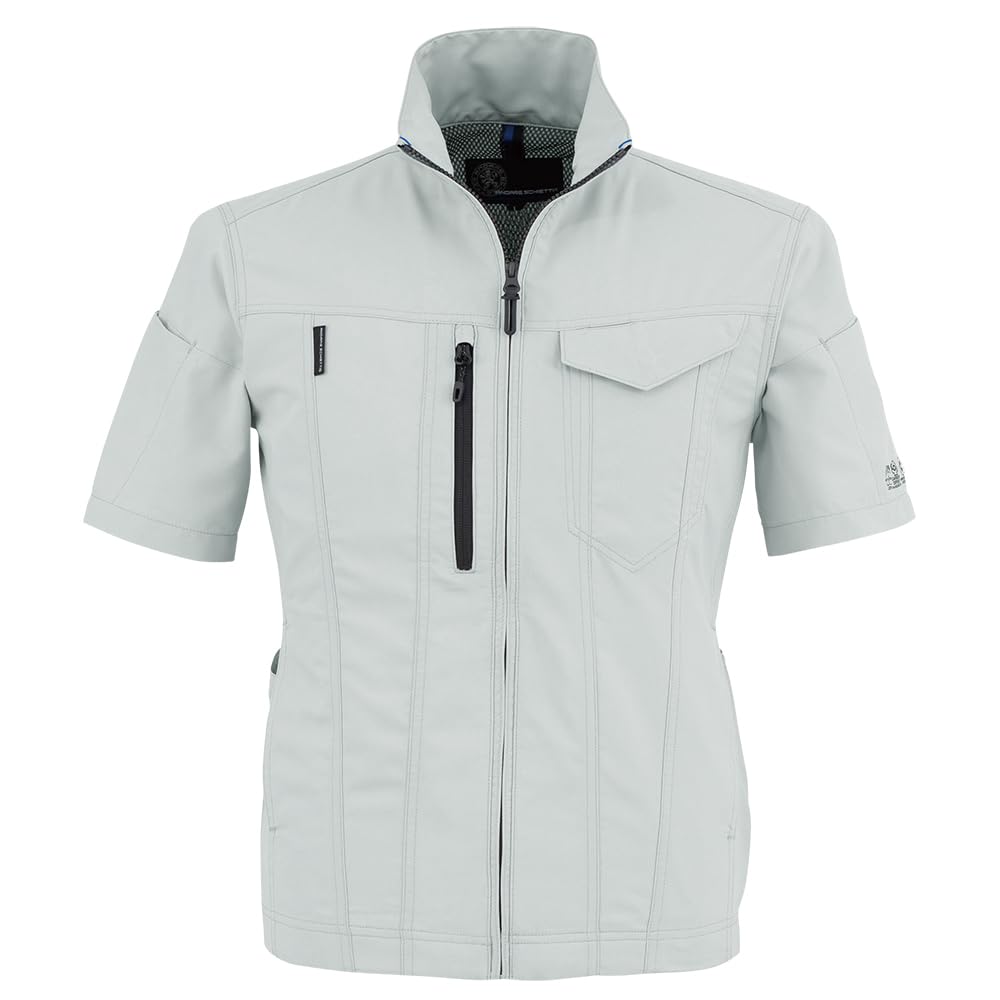 

COCOS Nobuoka AE-9050 BOTTLE TECH® Эко Стрейч Блузон с коротким рукавом, Серебристый, Размер LL