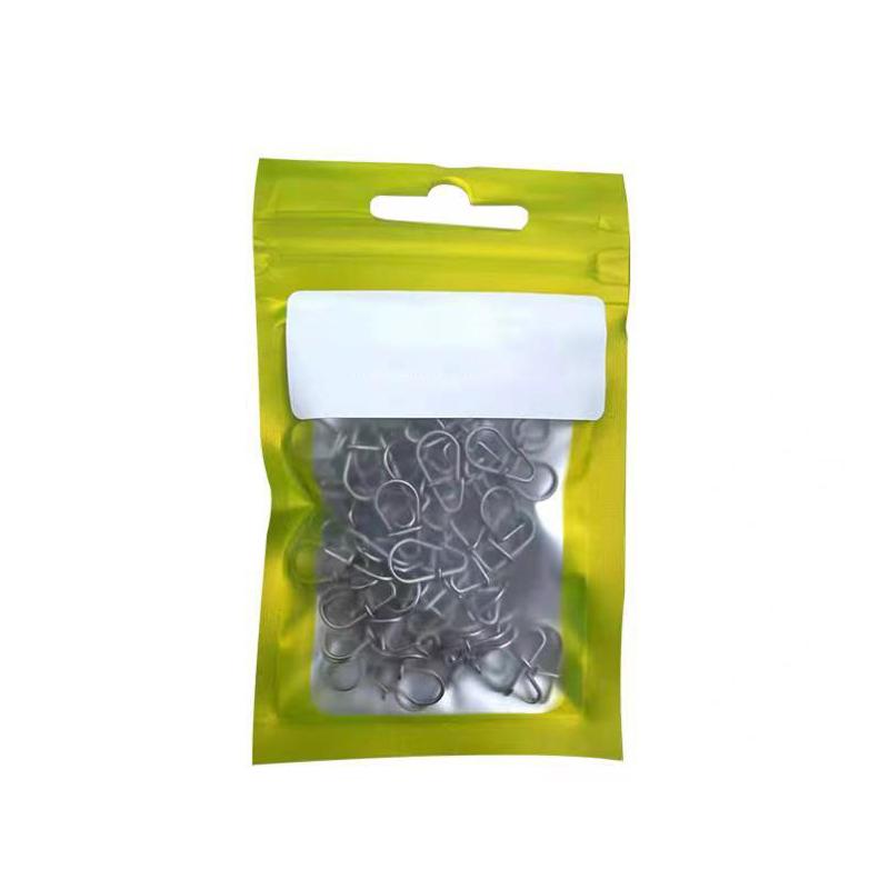 

100 шт., усиленный быстрый штифт из нержавеющей стали 304, аксессуары для рыболовных снастей 4#100pcs