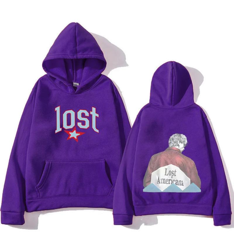 Mgk Lost Americana Po Graphics Hoodie Men Wom