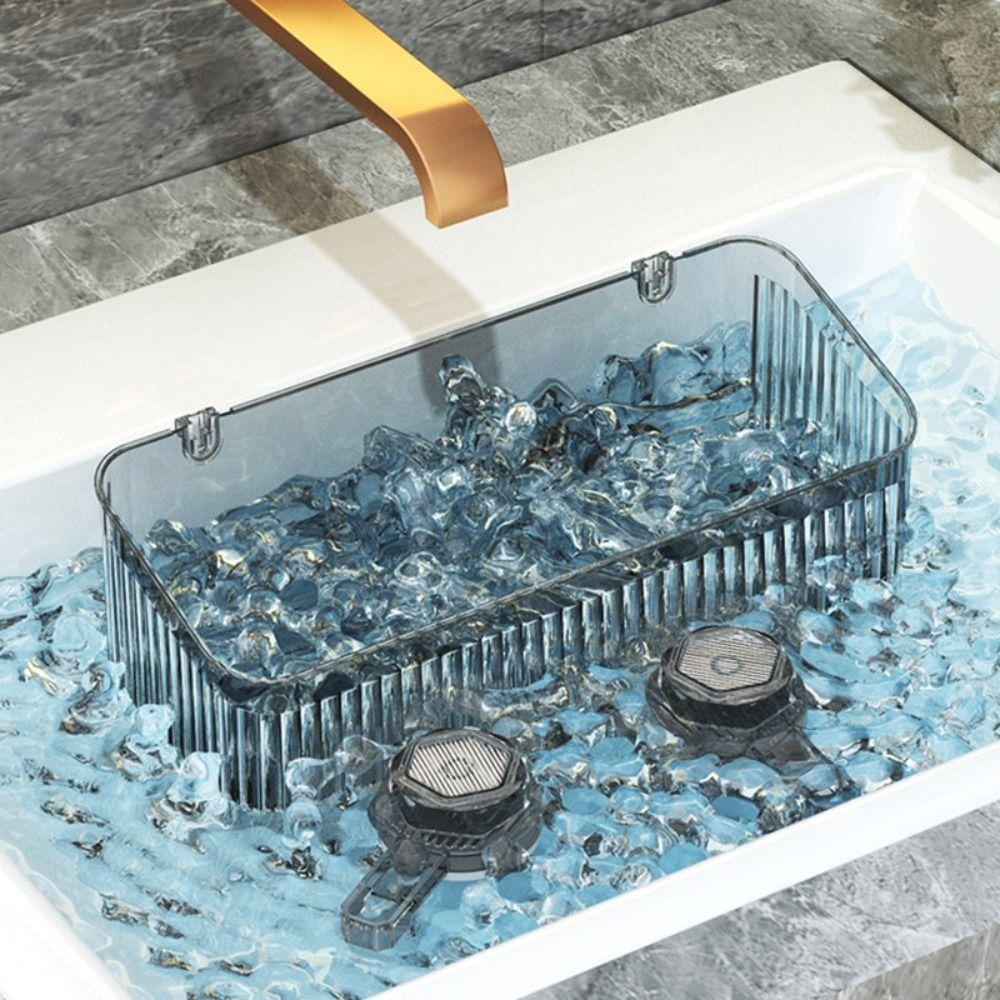 Organizer Shower Storage Rack Punch Free Bathroom Shower Basket Suction Cup Shelf  Kitchen