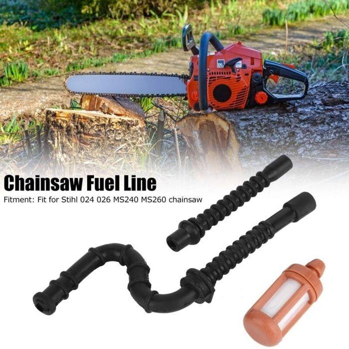 Kit filtrant tuyau carburant - AIMOONSA - Stihl 024/026/MS240/MS260 - Caoutchouc/Plastique - Vendu en pack