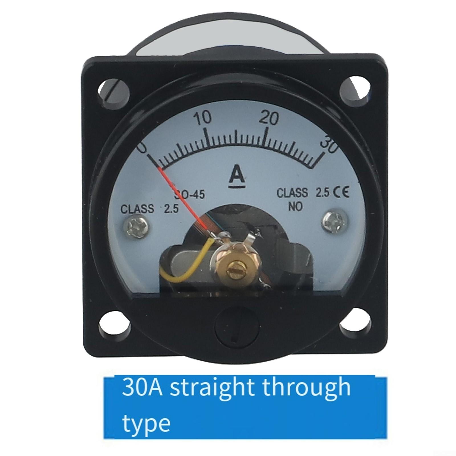 

Регульований стрілочний панельний вимірювач типу SO45 для моніторингу струму відхилення DC 30A