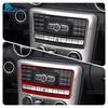 For Mercedes Benz SLK R172 2011 2012 2013 2014 2015 2016 Car Central Control CD Panel Real Soft Carbon Fiber Trim Sticker
