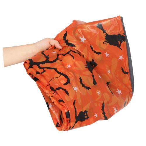 OUNONA 2-teilige Halloween-Tischdecke mit hängenden Wirbeln, perfekt für Heimtischdecken, Halloween-Partys und Halloween-Dekoration, Kunststoff-Hintergrund