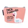 Cute Cartoon Flamingos Coin Purse Canvas Card Holder Cash Zipper Wallet Bag Gift CLE