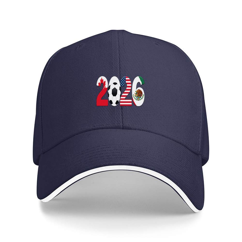 2026 Flag of Canada USA Mexico Baseball Cap Adjustable Sports Hat for Men Women
