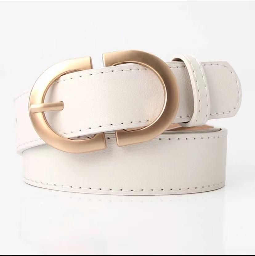 Korean Style Fashionable Single Loop Belt Women's Casual Decorative Dress Shirt Versatile Belt